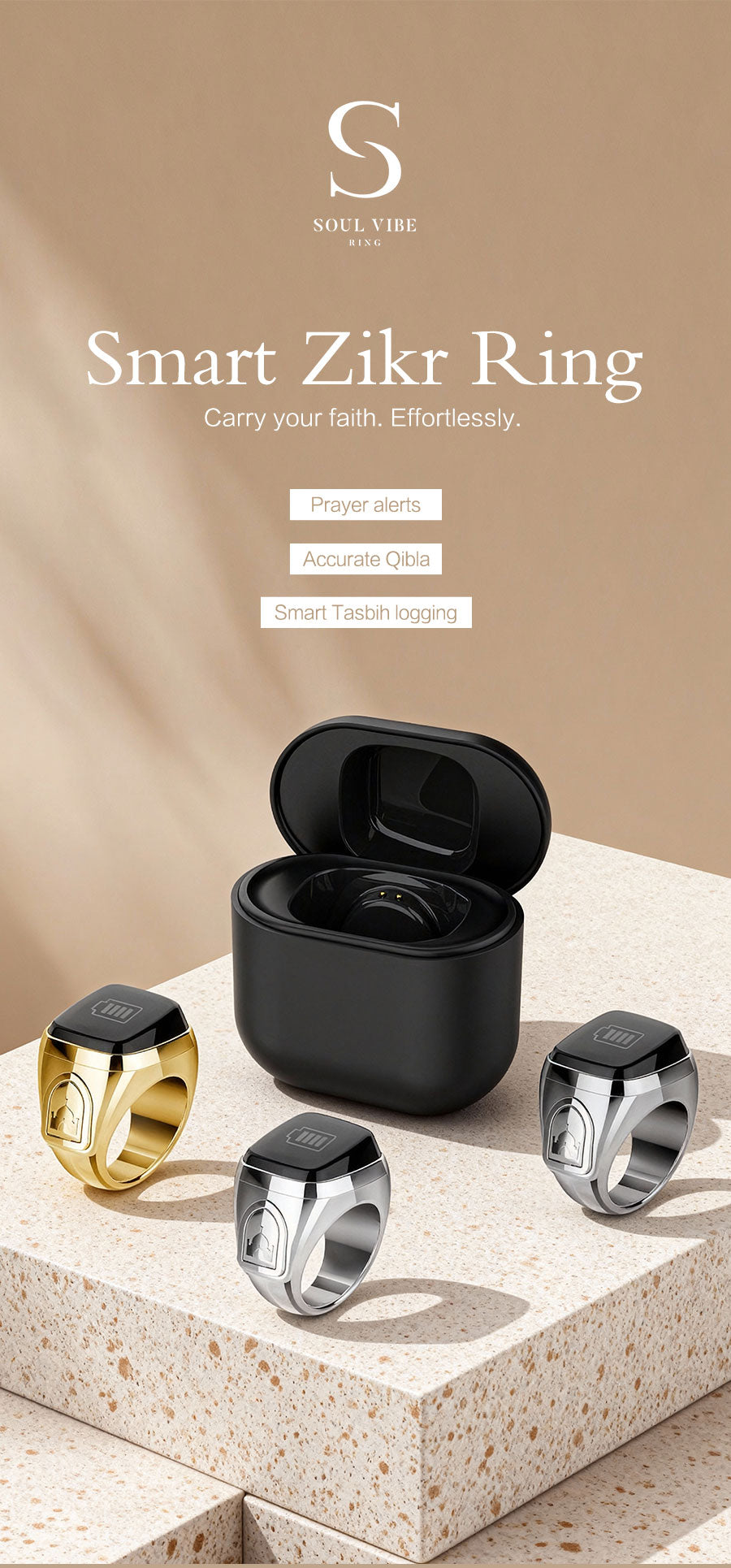 ZIKR VIBE STR03 — HKEIA Award 2025 Smart Tasbih Ring