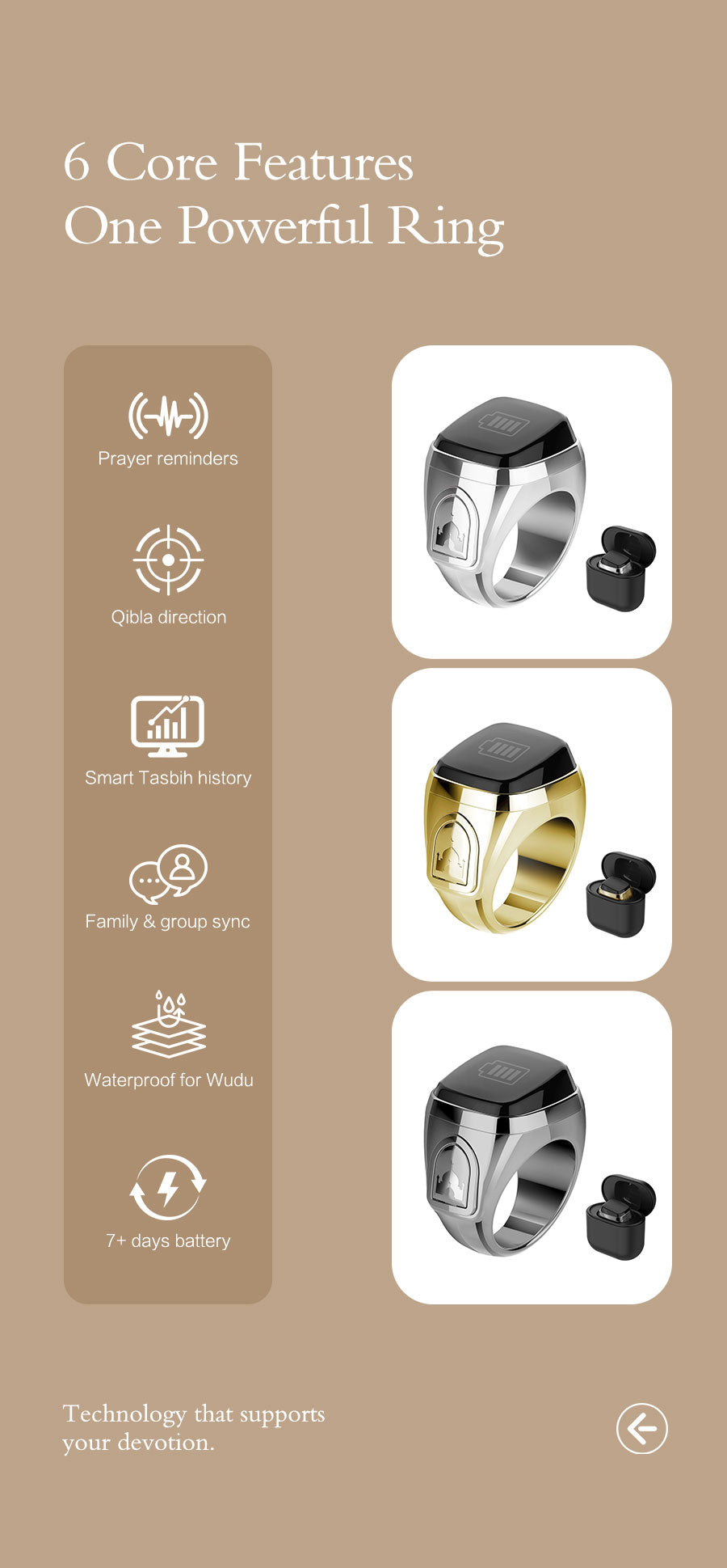 ZIKR VIBE STR03 — HKEIA Award 2025 Smart Tasbih Ring