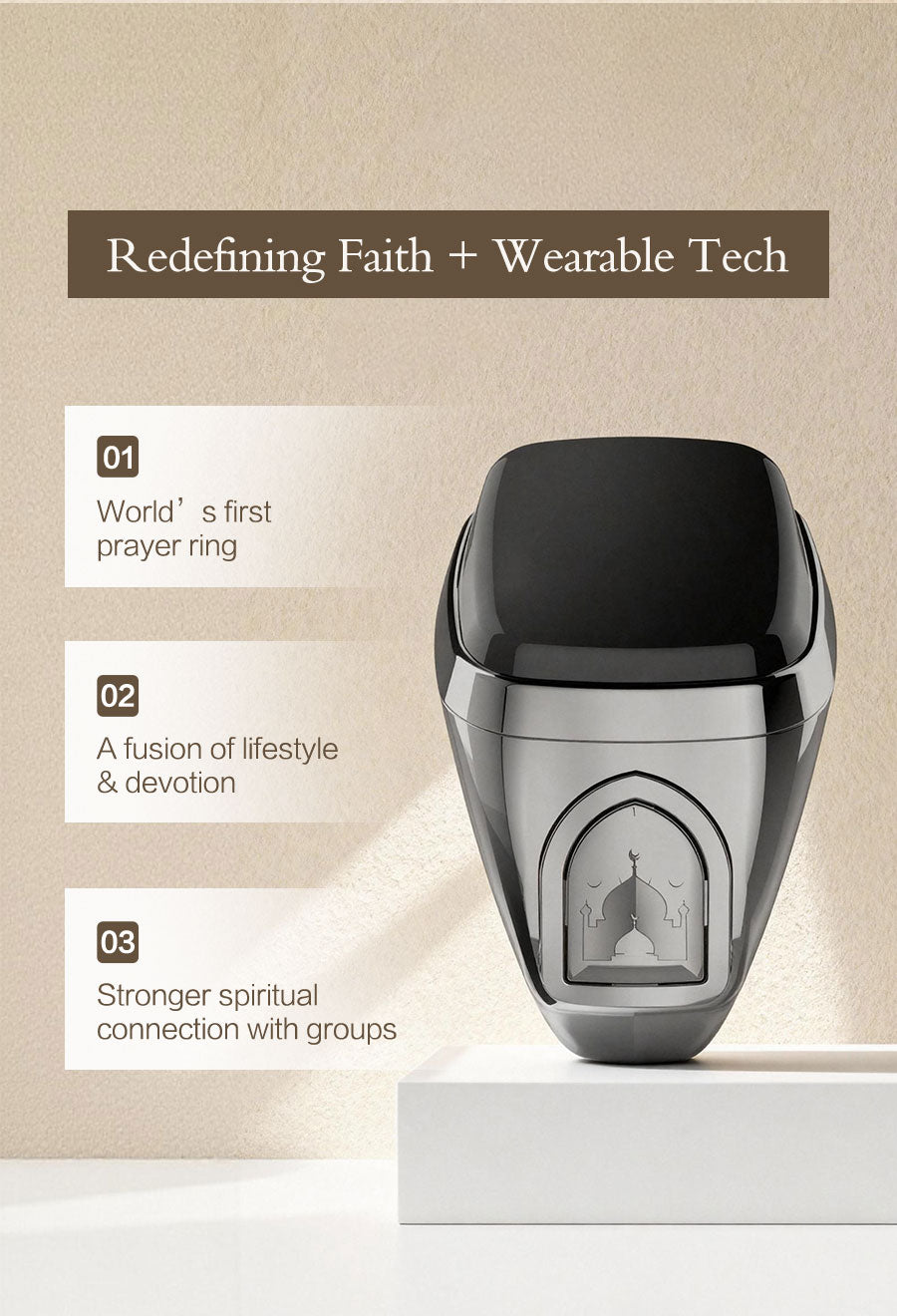 ZIKR VIBE STR03 — HKEIA Award 2025 Smart Tasbih Ring