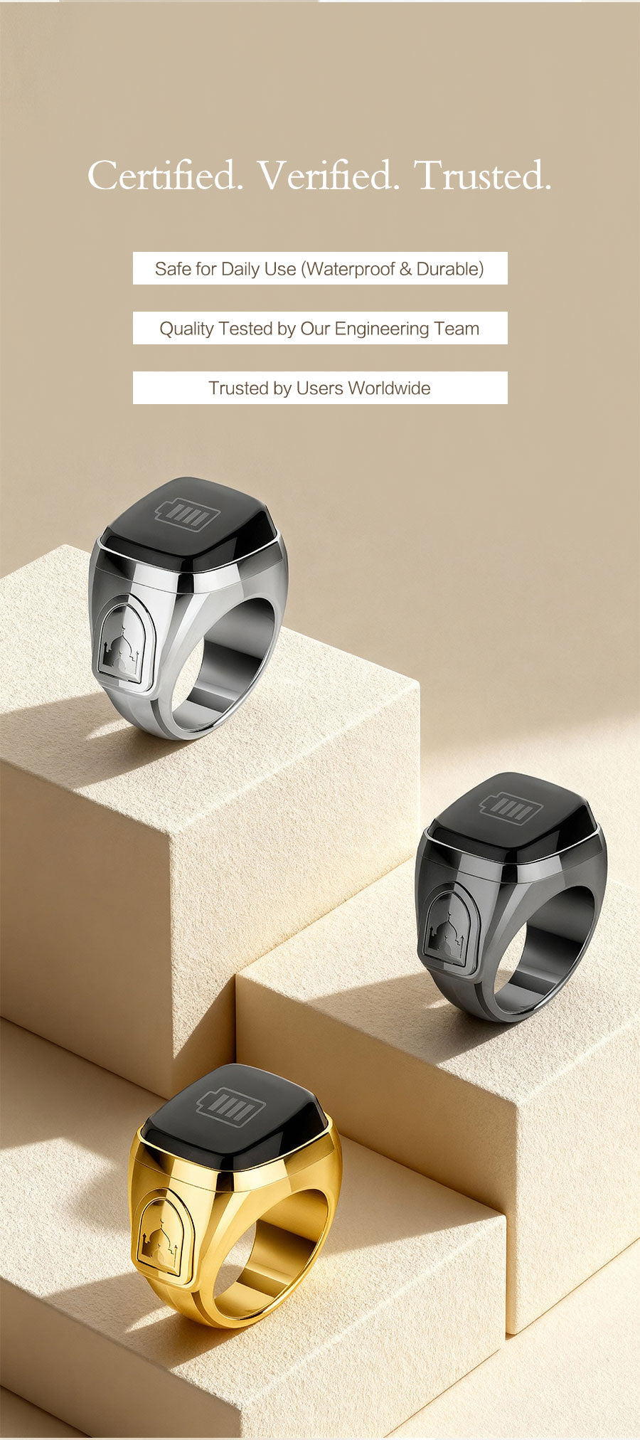 ZIKR VIBE STR03 — HKEIA Award 2025 Smart Tasbih Ring