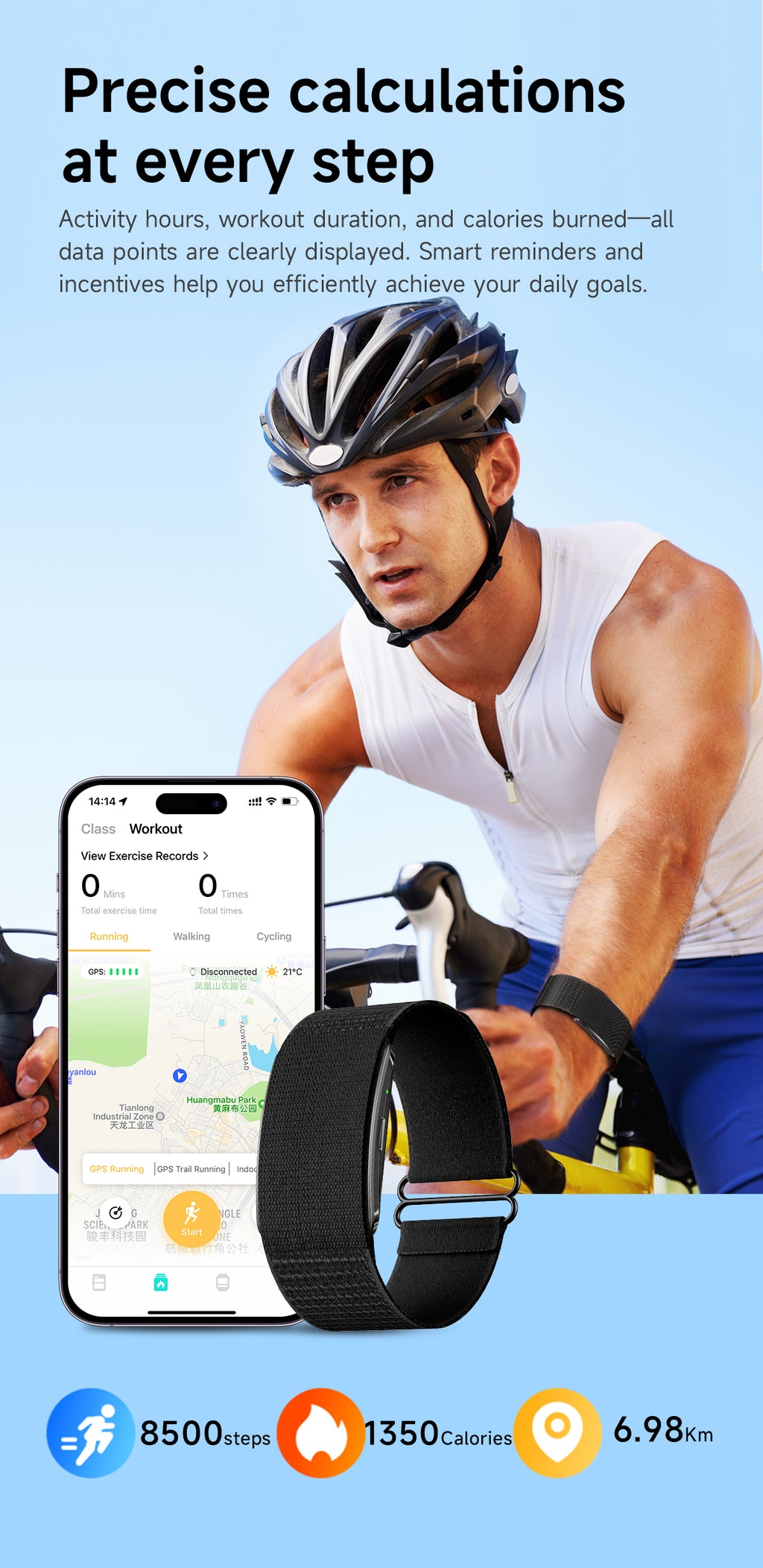 Soul Vibe Band G71 — Screenless Sensor Band