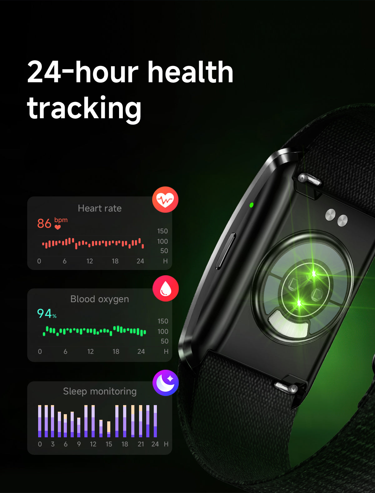 Soul Vibe Band G71 — Screenless Sensor Band