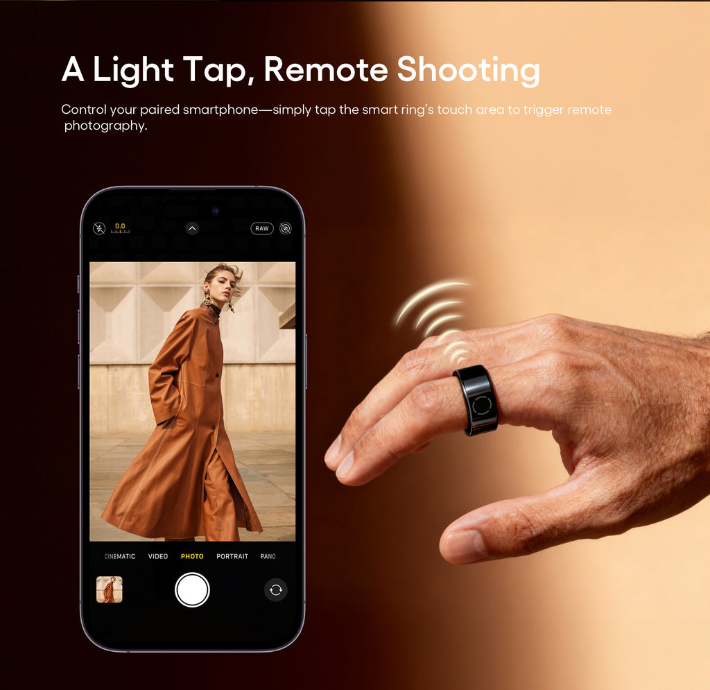 Soul Vibe Ring X5 — Smart Sensor Ring with Display