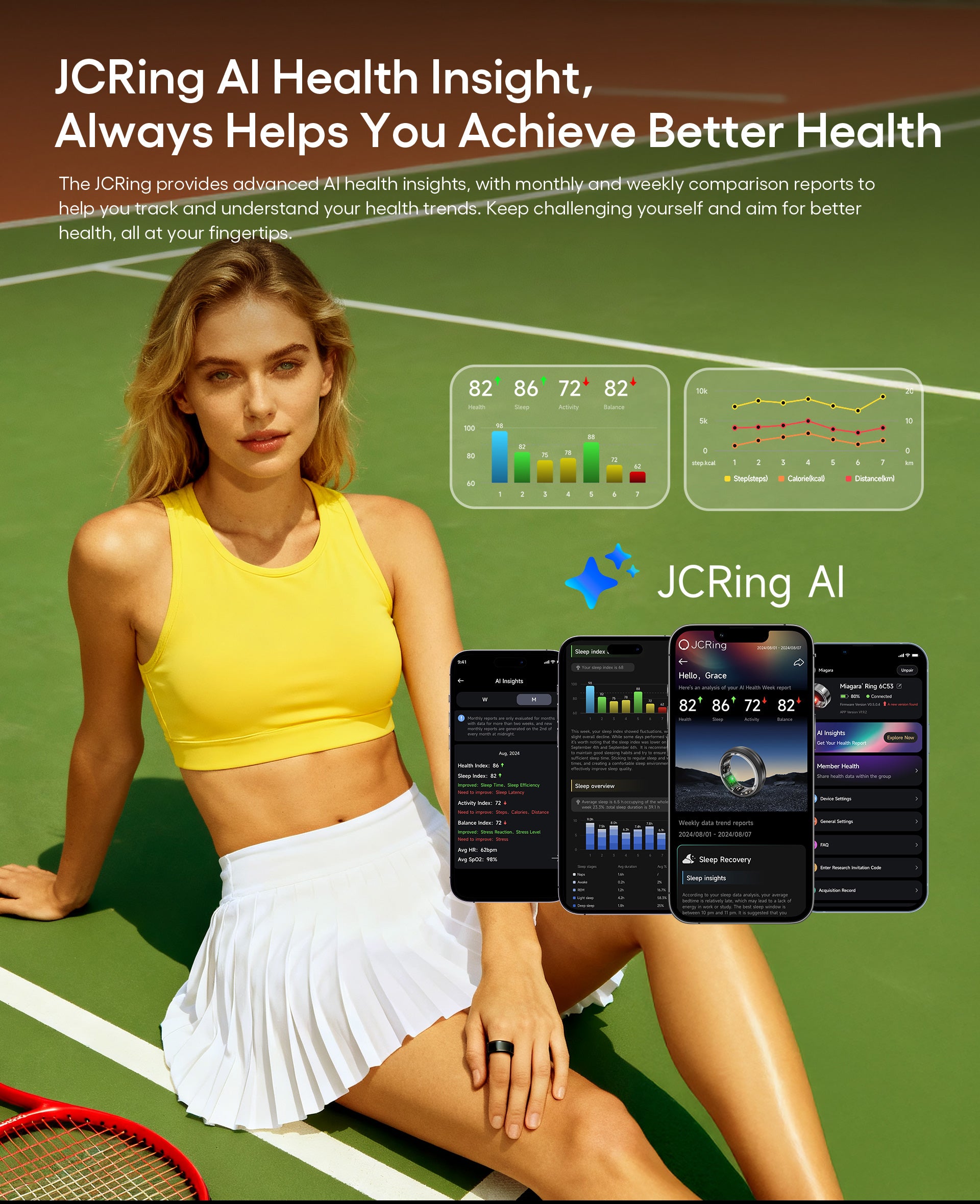 Soul Vibe Ring X5 — Smart Sensor Ring with Display