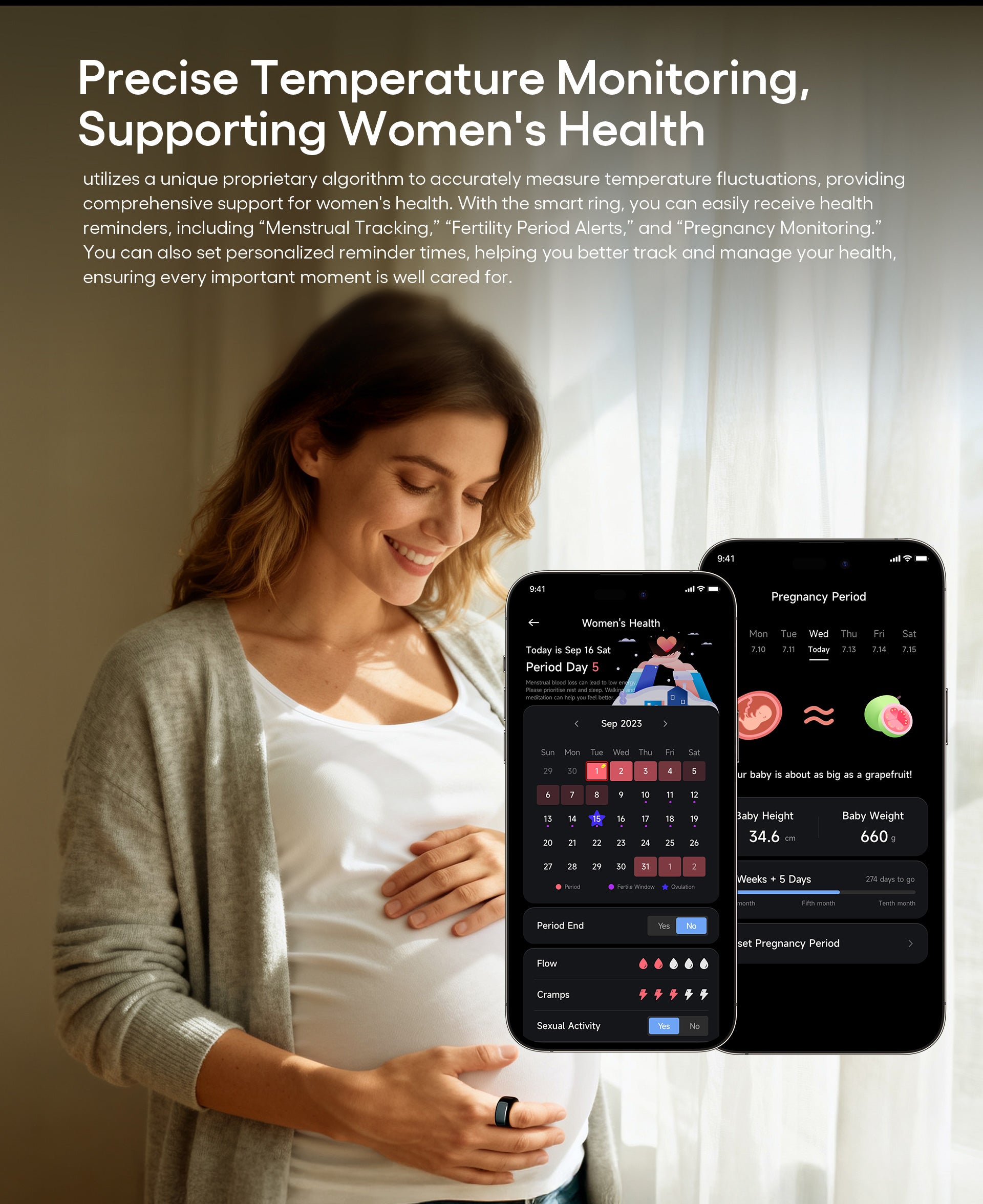 Soul Vibe Ring X5 — Smart Sensor Ring with Display