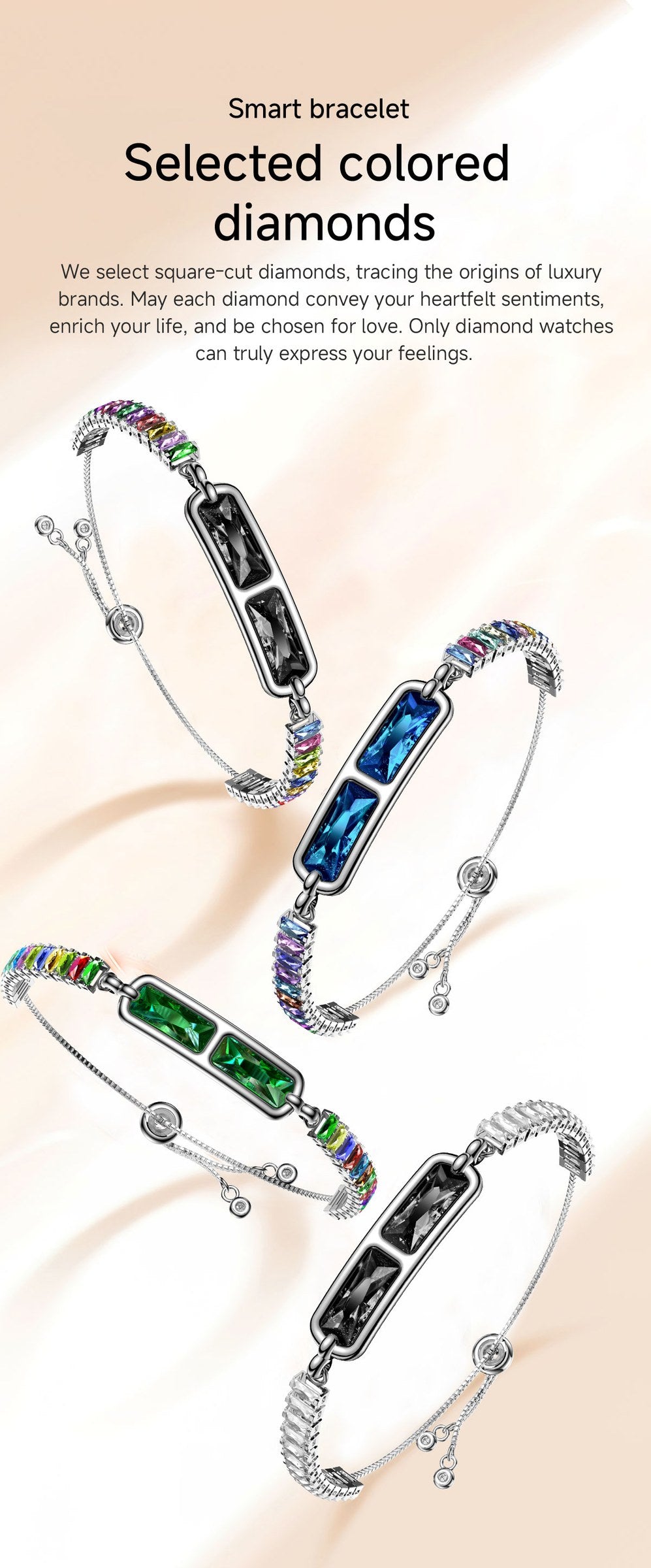 Soul Vibe BH3 Smart Gemstone Bracelet
