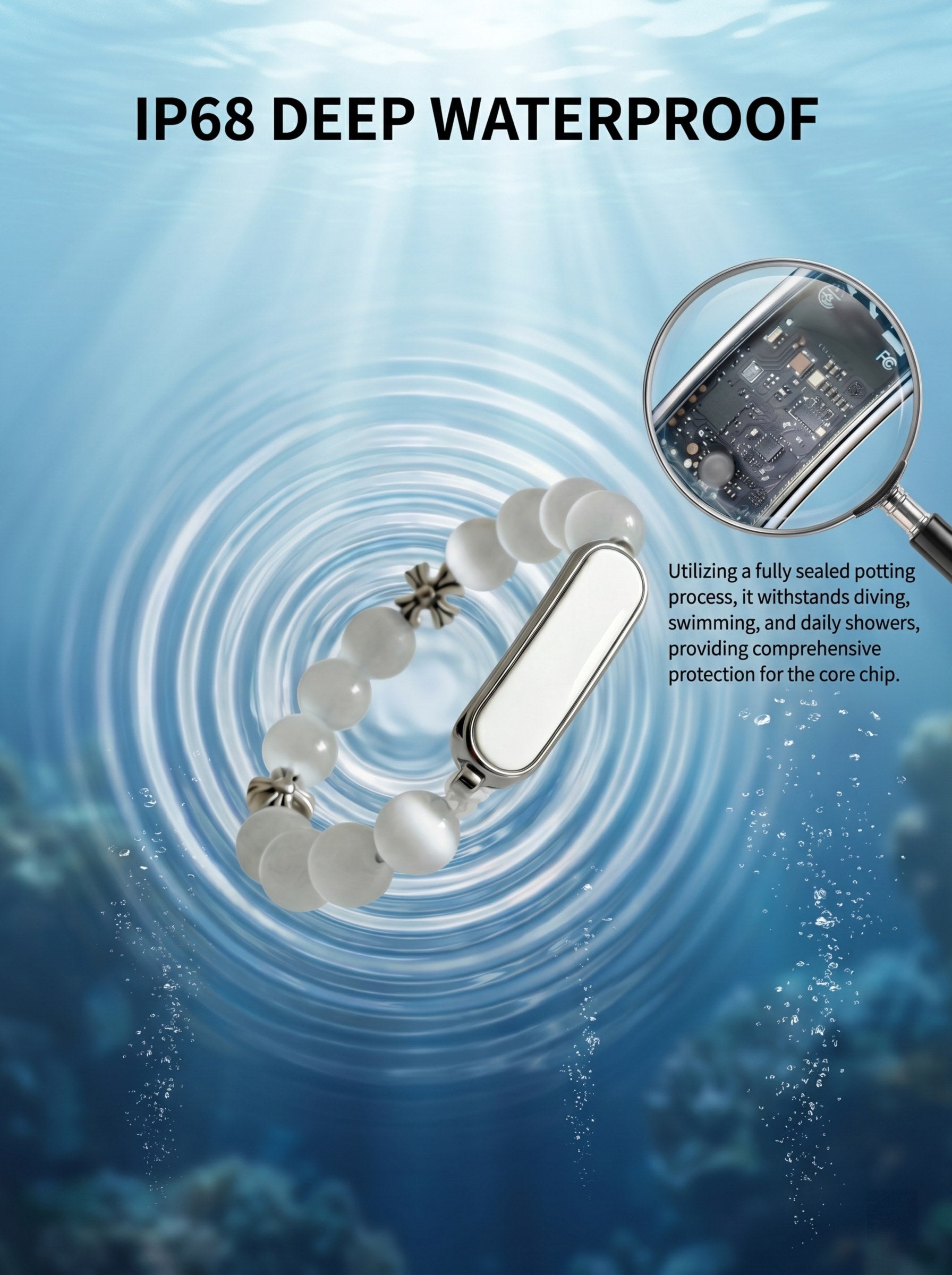 Soul Vibe BQ2 Smart Gemstone Bracelet