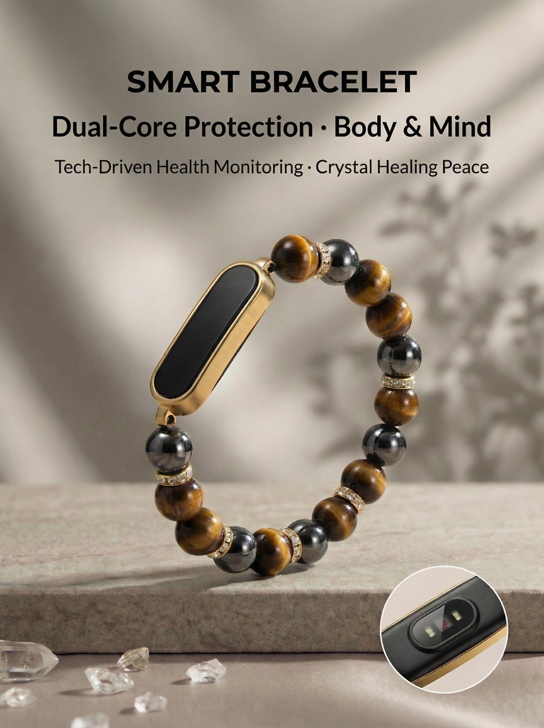 Soul Vibe BQ2 Smart Gemstone Bracelet