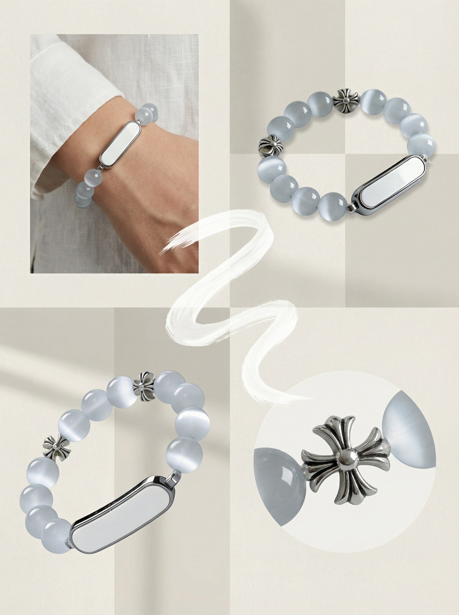 Soul Vibe BQ2 Smart Gemstone Bracelet