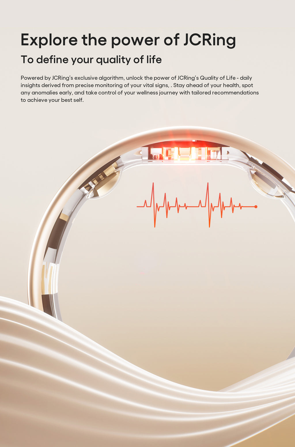Soul Vibe Ring X6 — Titanium Smart Sensor Ring