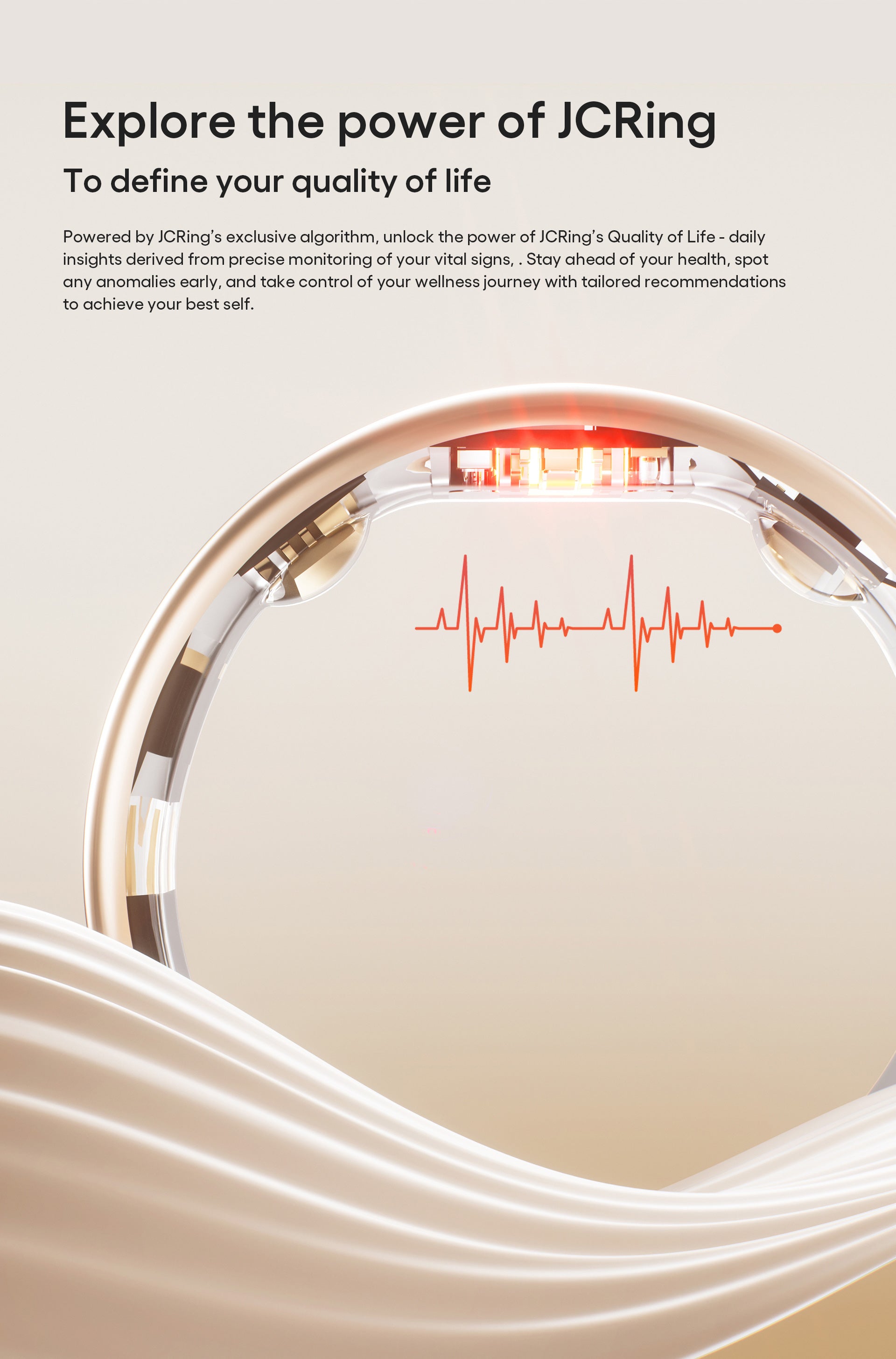 Soul Vibe Ring X6 — Titanium Smart Sensor Ring