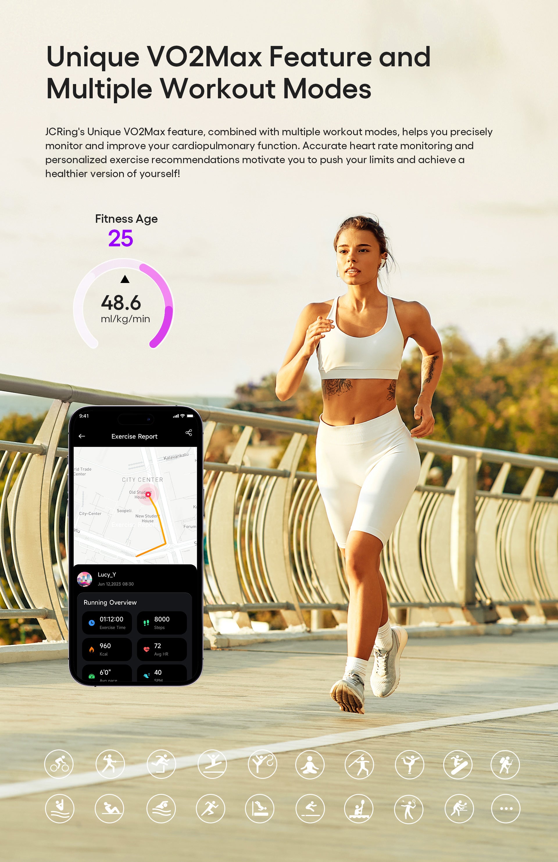 Soul Vibe Ring X6 — Titanium Smart Sensor Ring